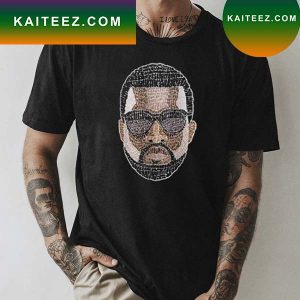 Kanye West Lyrical Calligram Man’s T-Shirt