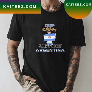 Keep Calm Support Argentina Fan For World Cup 2022 Essential T-Shirt