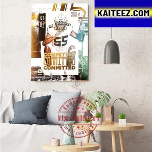 Keyon Cox Committed UCF Knights Football Art Decor Poster Canvas