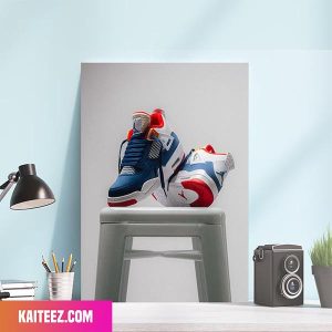 Kids Air Jordan 4 Messy Room Poster