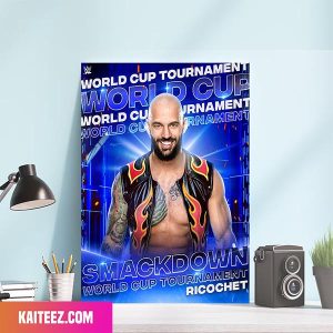 King Ricochet Is The Winner Of The Smack Down World Cup WWE Poster