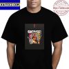 Louis Vuitton Collab Steve Austin x The Rock Dwayne Johnson Pro Wrestling Poster Vintage T-Shirt