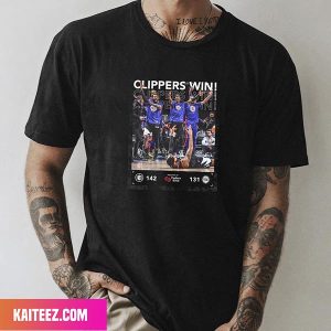 LA Clippers Win – LA Clippers Defeat Detroit Pistons With 142 Points Unique T-Shirt