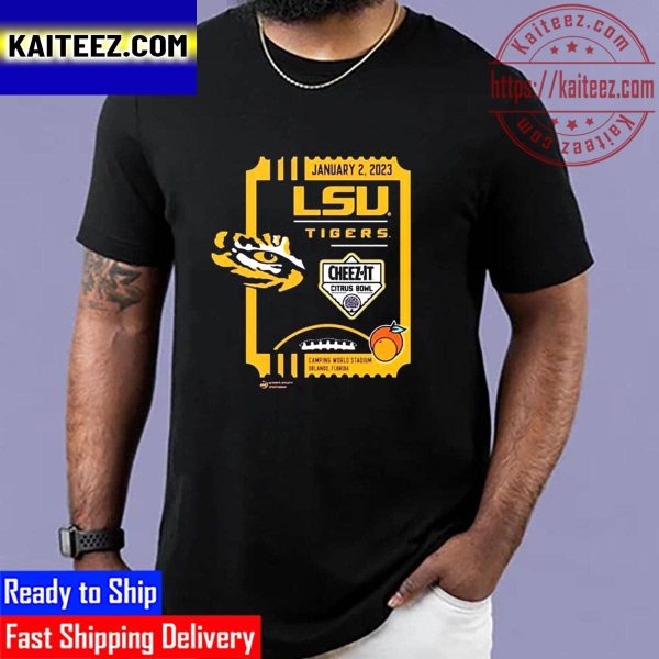 LSU Tigers January 2 2023 Cheez It Orlando Citrus Bowl Vintage T-Shirt