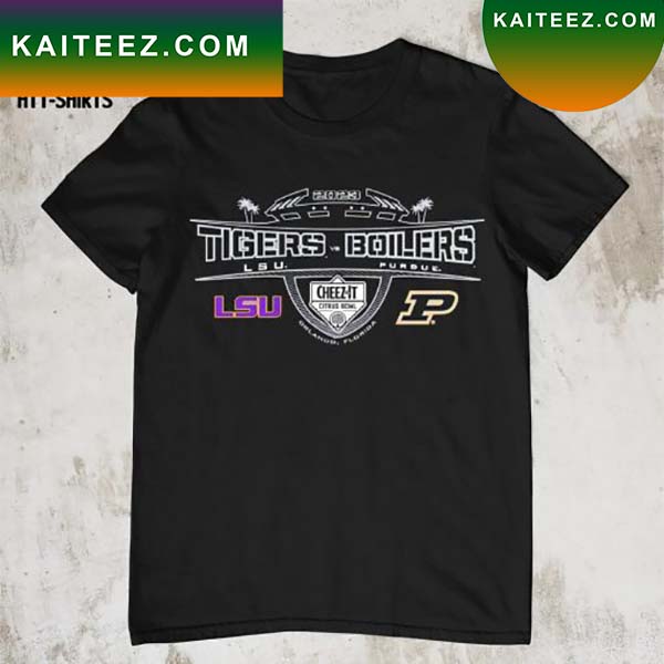 LSU Tigers vs Boilers Purdue 2023 Cheez It Citrus Bowl T-shirt - Kaiteez