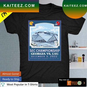 LSU Tigers vs Georgia Bulldogs 2022 Football SEC Championship Gameday T-shirt