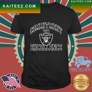 Las Vegas Raiders Commitment To Excellence Hyper Local Tri-Blend T-Shirt