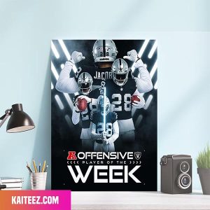 Las Vegas Raiders Josh Jacobs Has Been Named The AFC Offensive Player Of The Week Poster