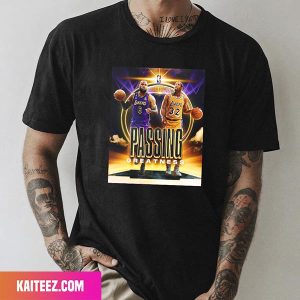 LeBron James Los Angeles Lakers The King Moves Up The All TIme Assists List Style T-Shirt