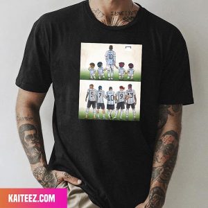 Leader, Mentor, Lionel Messi Argentina Team FIFA World Cup 2022 Fan Gifts T-Shirt