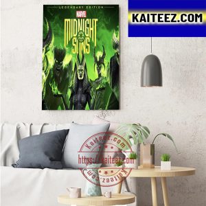 Legendary Edition Marvel Midnight Suns Art Decor Poster Canvas