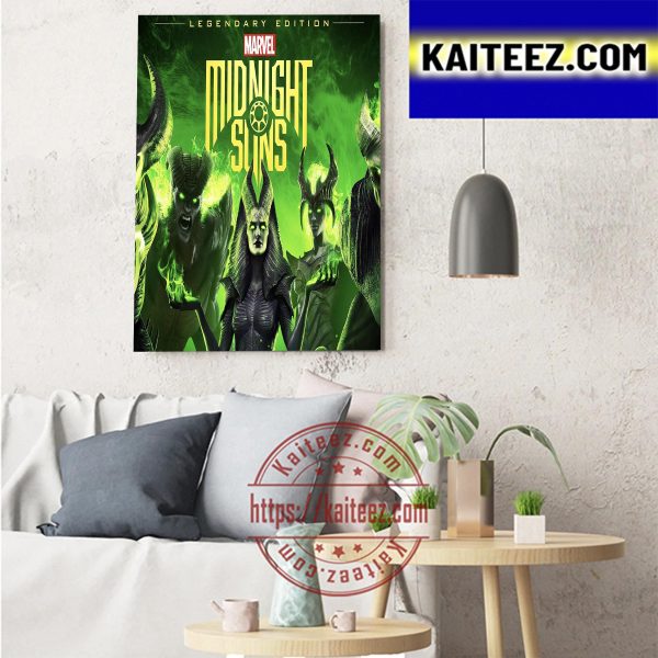 Legendary Edition Marvel Midnight Suns Art Decor Poster Canvas