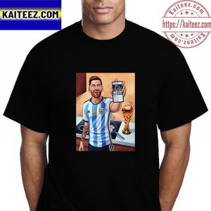 Leo Messi World Cup Victory Post Has Passed The Egg And Is The Most Liked Instagram Post In History Vintage T-Shirt