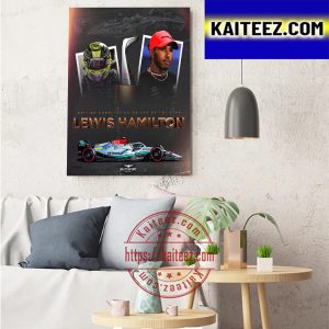 Lewis Hamilton Is The 2022 British Competition Driver Of The Year Art Decor Poster Canvas
