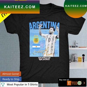 Lionel Messi Argentina 2022 World Cup Quatar T-shirt