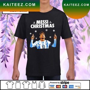Lionel Messi Argentina Messi Christmas T-shirt