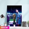 Lionel Messi And Argentina Are One Game Away From The FIFA World Cup 2022 Canvas-Poster Home Decorations