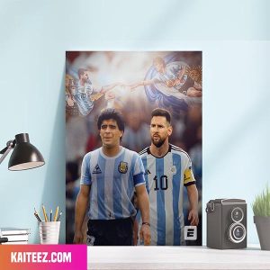 Lionel Messi Is One Step Closer To Being First Argentina To Lift FIFA World Cup 2022 Trophy Canvas-Poster Home Decorations