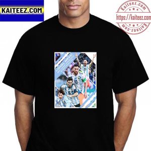 Lionel Messi Most Career Appearances In Mens World Cup Vintage T-Shirt