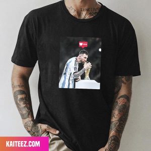 Lionel Messi Now Holds The Record For The Fastest Instagram Post Ever To Reach 50M Likes FIFA World Cup 2022 Style T-Shirt