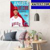 Los Angeles Angels 2022 All MLB Second Team Art Decor Poster Canvas