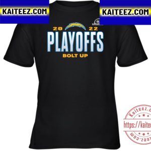 Los Angeles Chargers Bolt Up Fanatics 2022 NFL Playoffs Our Time Vintage T-Shirt