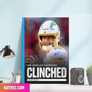 Los Angeles Chargers – Clinched Are Going Back To The Playoffs For The First Time Since 2018 Canvas-Poster