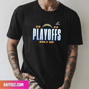 Los Angeles Chargers Fanatics Branded Charcoal 2022 NFL Playoffs Our Time Unique T-Shirt