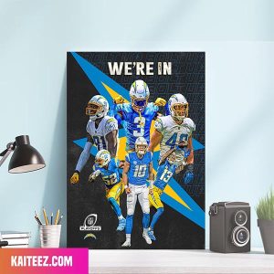 Los Angeles Chargers Just Gettin’ Started Home Decorations Canvas-Poster