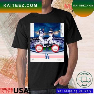 Los Angeles Dodgers Cody Bellinger And Mookie Betts Signatures Balls T-Shirt