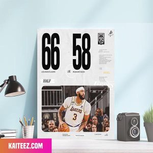 Los Angeles Lakers Anthony Davis Leads The Way With 32 Points Poster