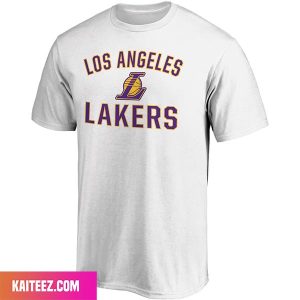 Los Angeles Lakers Fanatics Branded White Team Victory Arch Fan Gifts T-Shirt