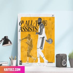 Los Angeles Lakers LeBron James Has Passed Magic Johnson For No 6 On The NBA Assists List Poster