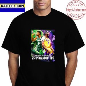 Los Angeles Lakers Vs Milwaukee Bucks In NBA Vintage T-Shirt