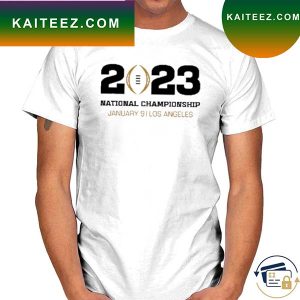 Los Angeles national championship college football playoff 2023 event logo T-shirt