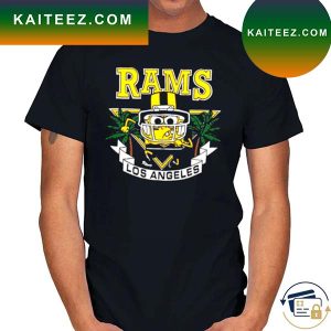 Los angeles Rams homage x Spongebob 2022 T-shirt