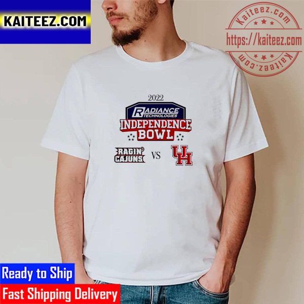 Louisiana Ragin Cajuns Vs Houston Cougars Football 2022 Independence Bowl Vintage T-Shirt