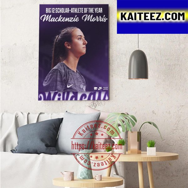 Mackenzie Morris 2022 Big 12 Volleyball Scholar-Athlete Of The Year Art Decor Poster Canvas