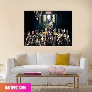 Marvel Midnight Suns Team Up Fighting Marvel Studios Poster