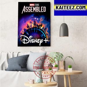 Marvel Studios Assembled Of Disney+ Official Poster Art Decor Poster Canvas