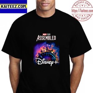 Marvel Studios Assembled Of Disney+ Official Poster Vintage T-Shirt