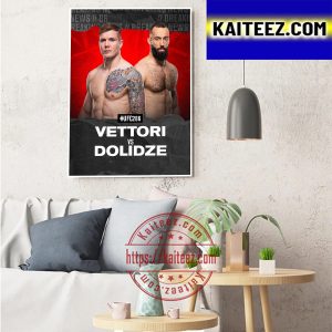 Marvin Vettori Vs Roman Dolidze For UFC 286 In London March 18th Art Decor Poster Canvas