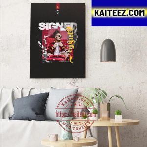Mason Cobb Signed USC Trojans Football Art Decor Poster Canvas