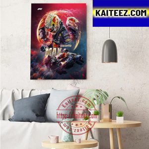 Max Verstappen 2022 F1 Season Poster Fan Art Art Decor Poster Canvas