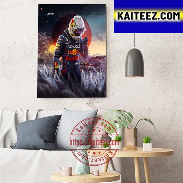 Max Verstappen F1 Poster Fan Art Art Decor Poster Canvas