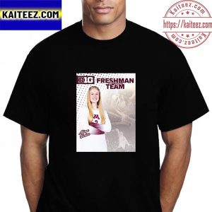 Mckenna Wucherer Big Ten All Freshman Team Minnesota Volleyball Vintage T-Shirt