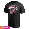Men’s Chicago Bulls Pro Standard Black Hometown Chenille Fan Gifts T-Shirt