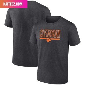 Men’s Fanatics Branded Heather Charcoal Clemson Tigers Classic Inline Fan Gifts T-Shirt