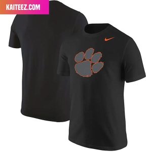 Men’s Nike Black Clemson Tigers Logo Color Pop Fan Gifts T-Shirt