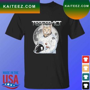 Meow armstrong black Tesserac T-shirt